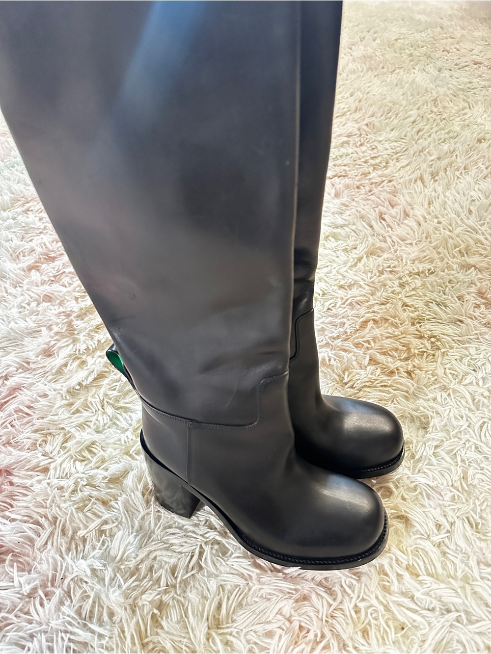 NEW Bottega Veneta Cavallo Over the Knee Boots Size 37.5 - Picture 9 of 16